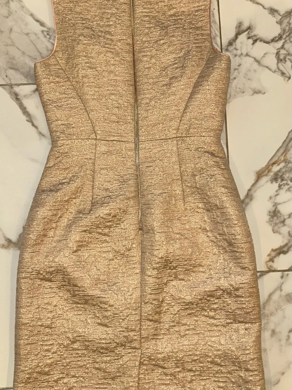 Kate Spade Rose Gold Della Sheath Dress Sheath Size 4